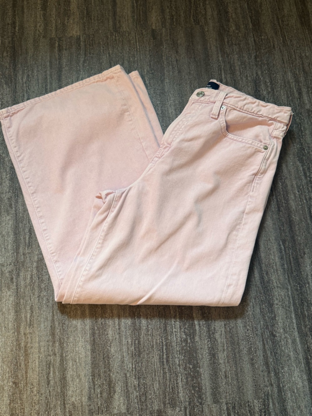 GAP pink wide leg jeans